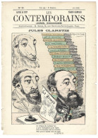 Jounal  Les Contemporains- - Par  Alfred Le Petit 76 Aumale --  Vers 1880 - Jules Clarette - 1850 - 1899