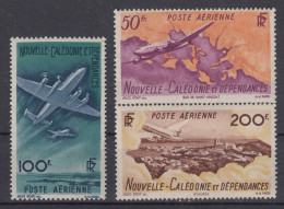 NLLE CALEDONIE POSTE AERIENNE SERIE N° 61/63 NEUVE * GOMME TRACE DE CHARNIERE - Unused Stamps