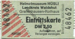 Deutschland - Grafenhausen-Rothaus - Heimatmuseum Hüsli - Eintrittskarte - Eintrittskarten