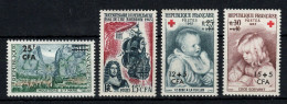 Reunion CFA - Année 1965 N** MNH Luxe Complète , YV 364 à 367 , 4 Timbres , Cote 6,50 Euros - Unused Stamps