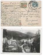 Suisse Postage Due Tax C.25 Incoming Pcard Badgastein Austria - Lugano 26jul1935 - Poststempel