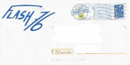 013 - PAP  Repiqué  Flash  76  Lettre Prioritaire - PAP: Ristampa/Logo Bleu