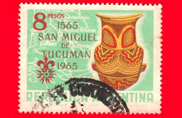 ARGENTINA - Usato - 1965 - 400 Anni Della Città Di San Miguel De Tucuman - 8 - Gebraucht