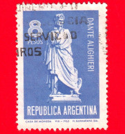 ARGENTINA - Usato - 1965 - 700 Anni Dalla Nascita Di Dante Alighieri (1265-1321) - 8 - Usati