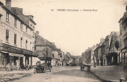 Orbec * Grande Rue * A La Civette L. DUPRAZ * Café Du Centre Restaurant * Automobile Ancienne - Orbec