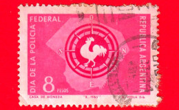 ARGENTINA - Usato - 1965 - Giornata Della Polizia Federale - 8 - Used Stamps