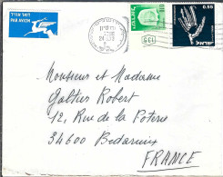 ISRAEL Ca.1973: LSC Pour Bédarieux (Hérault, France) - Lettres & Documents