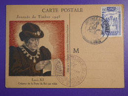 DM 10    MAROC BELLE   LETTRE RR  1945 JOURNEE TIMBRE  +SOLIDARITé +LOUIS XI    +AFF. INTERESSANT +++ - Briefe U. Dokumente