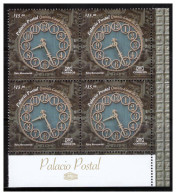 2020 MÉXICO PALACIO POSTAL RELOJ, POSTAL PALACE, CLOCK STAMP Sc. 3157 MNH BLOCK De 4 - Mexiko