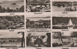 5629 - Malente - Dieksee, Diekseebucht, Kellersee, Badeanstalt, Stadion, Kurhaus, Promenade - 1956 - Malente-Gremsmuehlen