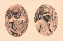 ENFANTS  - Elisabeti - Filipo - Mission Des RR.PP Jésuites Au Congo - Carte Postale Ancienne - Portraits