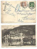 Segnatasse C10 Torino 30ago1913 Su Cartolina Suisse  Kandersteg & Doldenhorn - Postage Due