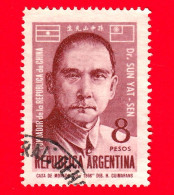 ARGENTINA - Usato - 1966 - Dr. Sun Yat-Sen (1866-1925) - 8 - Gebruikt