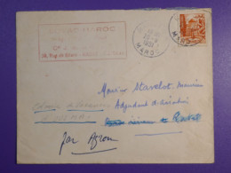 DM 10    MAROC BELLE  CARTE  MAXI 1951   RABAT     +AFF. INTERESSANT +++ - Brieven En Documenten