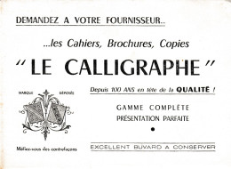 BUVARD & BLOTTER - Le Calligraphe - Cahiers Copies Brochures - Autres & Non Classés
