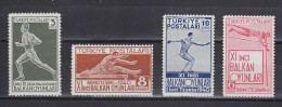 Turkey 1940 Balkan Games 4v ** Mnh (59277) - Idee Europee