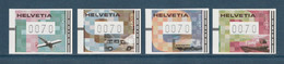 Suisse - YT Distributeur N° 16 à 19 ** - Neuf Sans Charnière - 2001 - Automatic Stamps