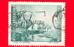 ARGENTINA - Usato - 1966 (1965) - Dipinti Di Pueyrredon - Paesaggio A San Fernando (barche A Vela) - 8 - Usados