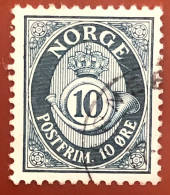 Norway - Post Horn - 10 Norway - øre - 1950 - Oblitérés