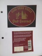 Lot De 2 étiquettes De Bières Belges - Brasserie Oud Beersel - Birra