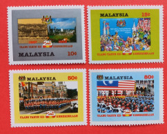 (TI)(CZ)(MAL1982-1) Malaisie Malaysia Série Complète 1982 ** MNH NEUFS Yvert 253-256 Indépendance - Malasia (1964-...)