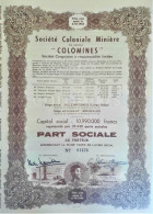 Société Coloniale Minière 'Colomines' - Kule Matundu - 1927 - Afrique