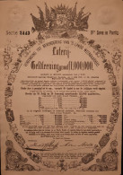 2 X Vereeniging Tot Bevordering Van 's Lands Weerbaarheid - Geldleening Groot (1871) - Rotterdam - Autres & Non Classés