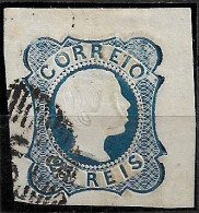 PORTUGAL 1855-56 D. PEDRO V 25R CABELOS LISOS (NP#94-P16-L6) - Used Stamps