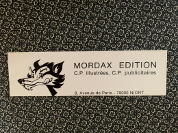 Marque Page Mordax éditions Loup - Marcapáginas