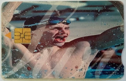 South Africa R15 Chip Card - Swimming I - Celebration - Afrique Du Sud