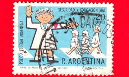 ARGENTINA - Usato - 1968 - Educazione Alla Sicurezza Stradale - 20 - Oblitérés