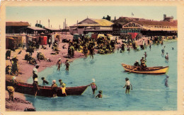 FRANCE - Palavas Les Flots (Hérault) - Vue Sur La Plage Rive Gauche - La Mer - Animé - Bateaux - Carte Postale Ancienne - Palavas Les Flots