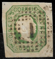 PORTUGAL 1855-56 D. PEDRO V 50R CABELOS LISOS (NP#94-P16-L7) - Used Stamps