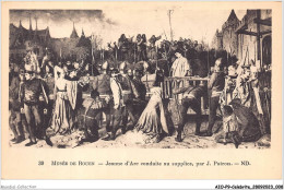 AIOP9-CELEBRITE-0824 - Musée De Rouen - Jeanne D'Arc Conduite Au Supplice - Historische Persönlichkeiten