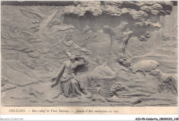 AIOP8-CELEBRITE-0782 - Orléans - Bas-relief De Vital Dubray - Jeanne D'Arc Entendant Ses Voix - Historische Persönlichkeiten