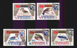 Yemen 1965 Birds Y.T. 183/186+A48 (0) - Yemen