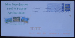 102/   Enveloppes Prêt à Poster PAP Mes Enveloppes Ardennaises Réalisation Personnelle - PAP: Ristampa/Logo Bleu