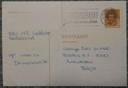 104- PAP Carte Nederland Pays-Bas Oblitération Postcode Gewoon Even Doen - Letter Cards