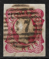 PORTUGAL 1856-58 D. PEDRO V 25R CARIMBO (NP#94-P16-L8) - Usati