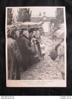 Funerale Della Madre Del Presidente Di Francia Emile Loubet Stampa Del 1905 - Altri & Non Classificati
