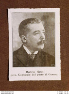 Emilio Mario Nino Ronco Nel 1915 Genova, 27 Novembre 1863 – 12 Maggio 1949 - Altri & Non Classificati