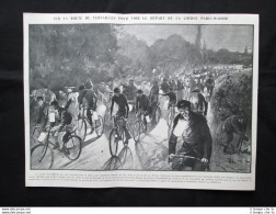 Versailles, Per Vedere La Partenza Della Corsa Parigi - Madrid Stampa Del 1903 - Altri & Non Classificati