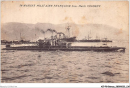 AIPP8-0857 - BATEAU - MARINE MILITAIRE FRANCAISE - SOUS-MARIN CIGOGNE  - Sottomarini