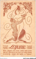 AISP7-0693 - ARTISTE - LAJUNIE ILLUSTRATEUR FEMME NUE FAUST DIABLE CABARET MONTMARTRE PUBLICITE - Cabaret