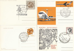 Poland Postmark (1196) Set.4: Olsztyn Flower Esperanto - Stamped Stationery