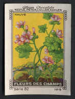 Nestlé - 82 - Fleur De Champs, Field Flowers - 9 - Mauve, Malva, Mallow - Nestlé