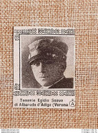 Decorato Medaglia D'argento Egidio Soave Di Albaredo D'Adige Guerra Mondiale WW1 - Altri & Non Classificati