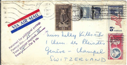 ETATS UNIS Ca.1964: LSC De Pittsburgh à Genève (Suisse) - Cartas & Documentos