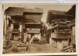 Grimentz (Valais) - Maisons Sur La Place Et La Fontaine (16'538) - Grimentz