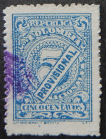 Colombia 1920 (4d) Figure Stamp Inscription "provisional" - Kolumbien